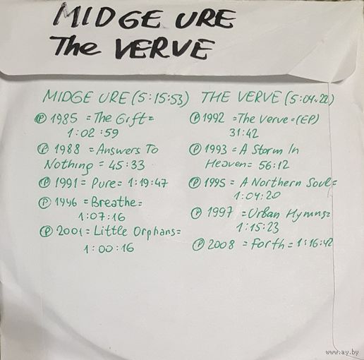 CD MP3 дискография MIDGE URE, The VERVE 2 CD
