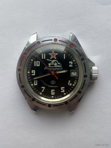 Часы. Восток. Командирские. Танк . Чистополь. Армия. На ходу