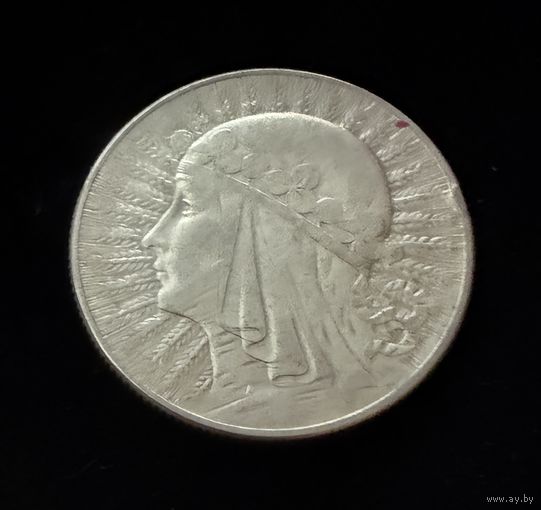 5 злотых 1934 г. Польша. Ядвига. Серебро