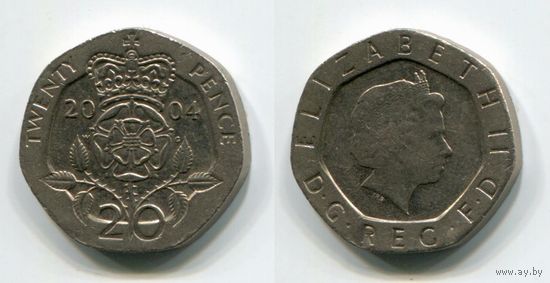 Великобритания. 20 пенсов (2004)