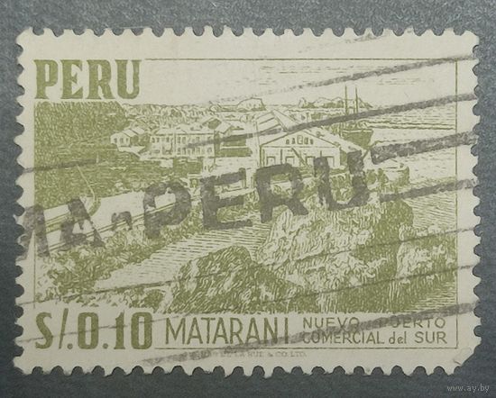 Марка Перу 1953 г. 3.3