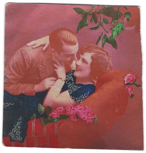 Часть старинной открытки