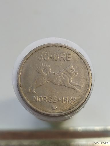 50 эре Норвегия 1969 года год лот 44