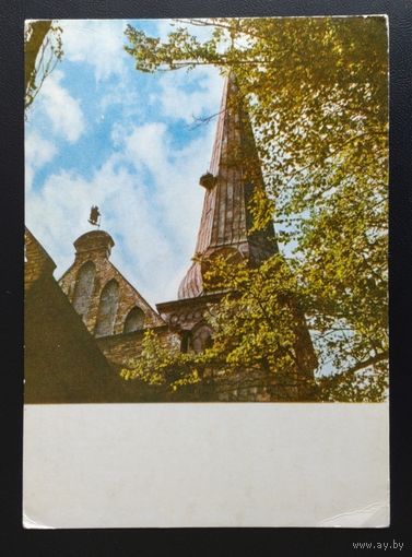 Открытка, ДПК "Рига. В старой Риге". Фото Г.Биркманиса, 1960-е, изд."Liesma"