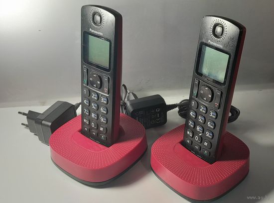 Радио телефон PANASONIC, рабочий, 2 трубки