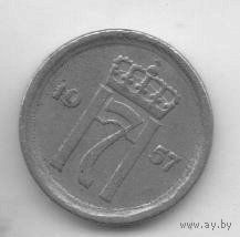 10 эре 1957 Норвегия