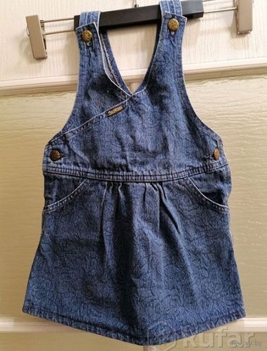 Джинсовый сарафан на 3-4 года, новый