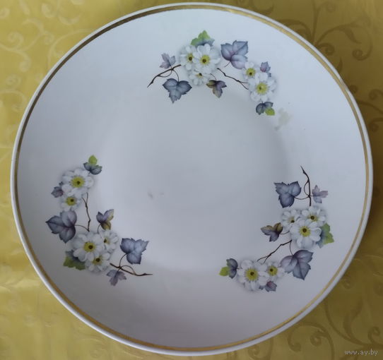 Блюдо-4. Добрушский фарфоровый завод (Добруш). 1978-1991 гг