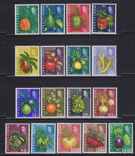 Монтсеррат. 1965. Флора. Овощи. Фрукты.