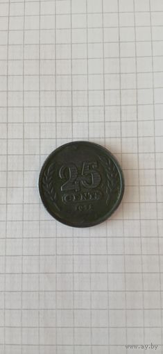 25 центов Нидерланды 1941