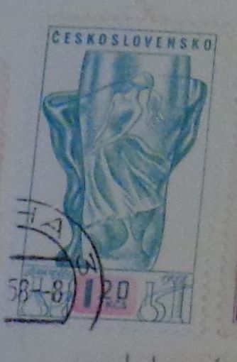 Стекло и бижутерия. Чехословакия. Дата выпуска:1958-03-25      2 шт