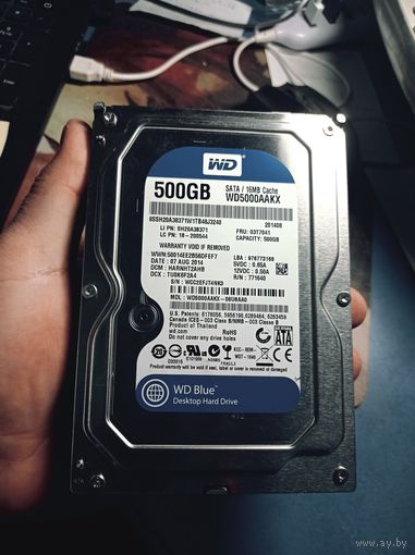 Жёсткий диск  WD 500 гб