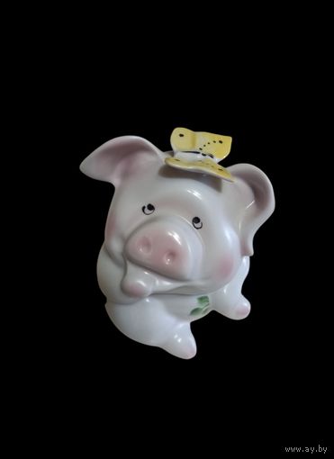 С РУБЛЯ! РЕДКАЯ! Свинка с бабочкой МФФЗ