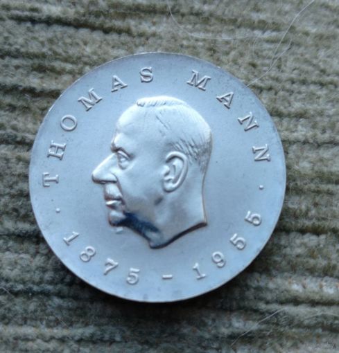 Werty71 Германия ГДР 5 марок 1975 Томас Манн