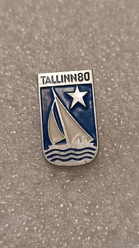 Значок знак Олимпийские Игры 1980 парусный спорт,200 лотов с 1 рубля!!!