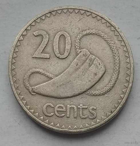 Фиджи 20 центов 1977 г.