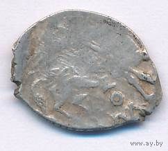 Копейка 1598-1605 Борис Федорович Годунов чеканка в Москве _состояние F+