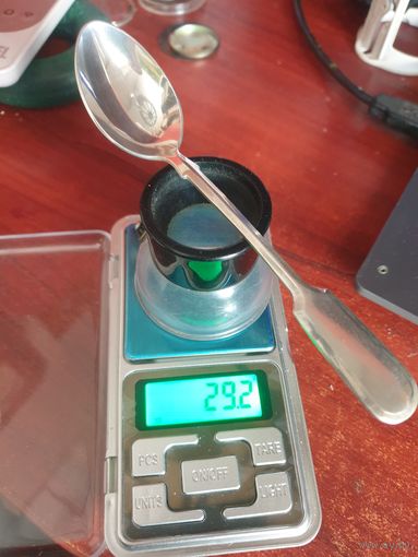 Ложка чайная , в состоянии новой, серебро ссср 875 проба