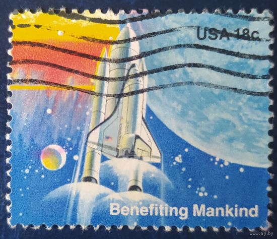 США 1981 исследование космоса 1 из 8 без клея.