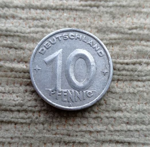 Werty71 Германия  ГДР 10 пфеннигов 1948
