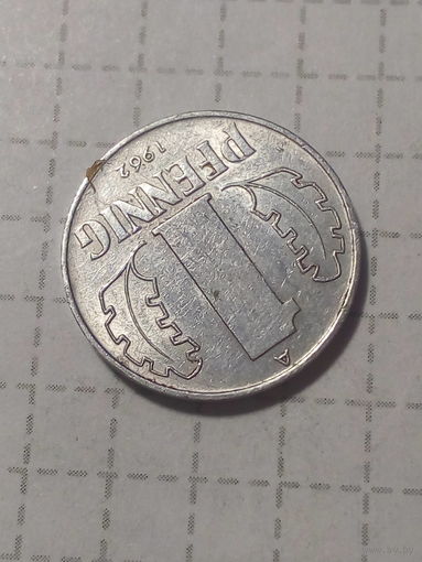 1 Пфенниг ГДР 1962 год