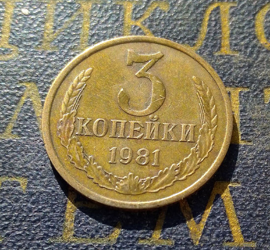 3 копейки 1981 СССР #12