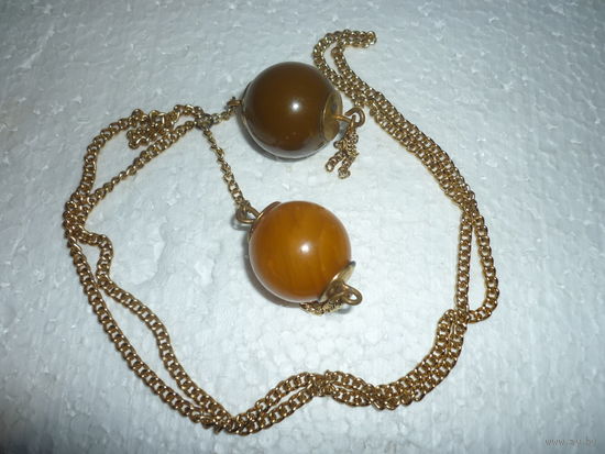 Антикварное Колье Бакелитовые Шары 20-30-ые гг. Старая Германия Торги С Рубля Без МЦ!!