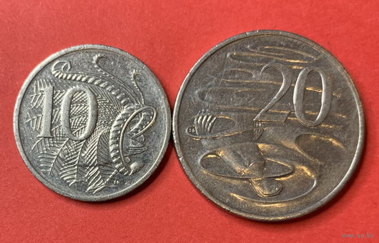 Австралия 2 монеты