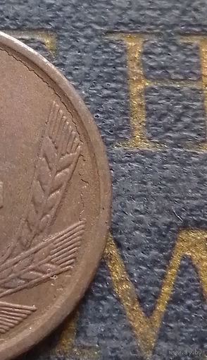 2 злотых 1981 Польша #01 AU БРАК Облой внутри канта