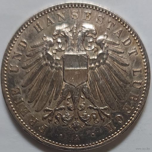 5 марок 1904 Любек