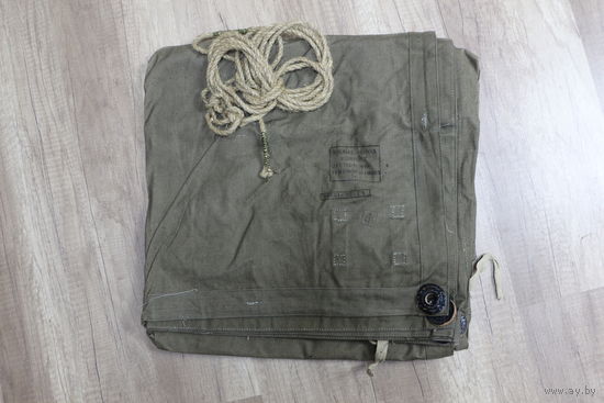 Военная плащпалатка СССР. новая. Распродажа коллекции вещей. С РУБЛЯ! АУКЦИОН!