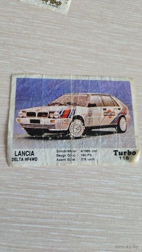 Вкладыша от жвачки TURBO 118