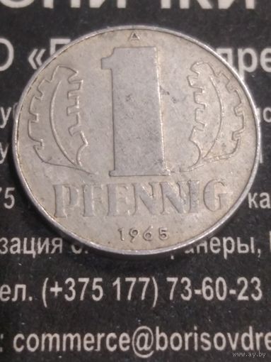 1 пфенинг А. 1965 г. ГДР.