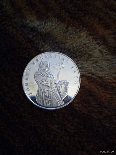 Германия 1995 год ПАМЯТНАЯ Медаль Иоганн Себастьян Бах !