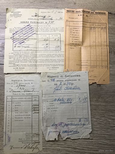 Документы магистрат Шерешево 1923-30г.