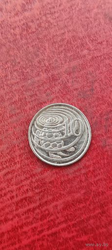 Каймановы острова 10 цент 2002