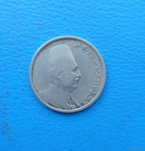 Египет 5 милльем 1924 год король Фуад I