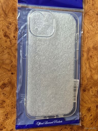Чехол для iPhone 15 с защитой камеры прозрачный