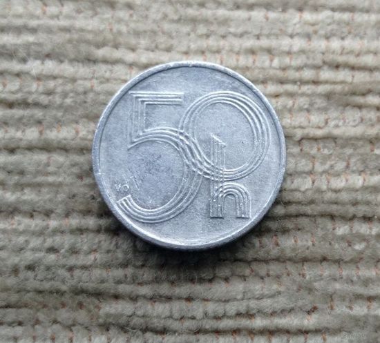 Werty71 Чехия Чехословакия 50 геллеров 1993 Лев