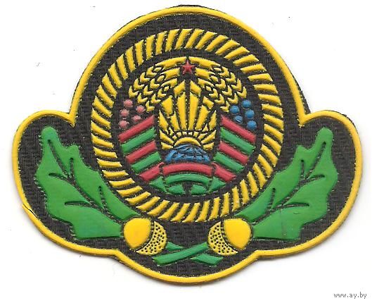 Нашивная кокарда работника лесного хозяйства Республики Беларусь - лесники, егеря.