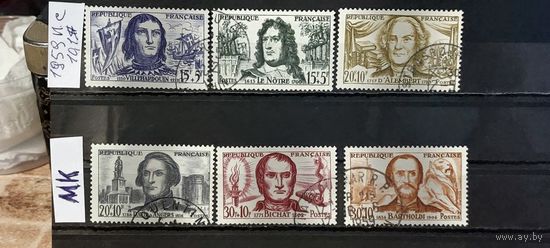 ФРАНЦИЯ 1959г. Полная серия. Гаш.