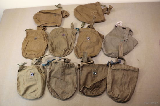 Чехлы фляжек СССР, одним лотом. Распродажа коллекции вещей. С РУБЛЯ! АУКЦИОН!