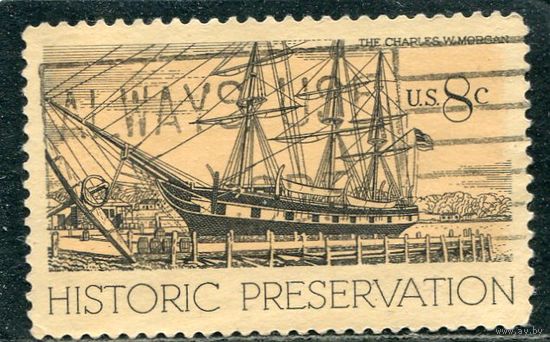 США. Из истории. Парусное рыболовное судно