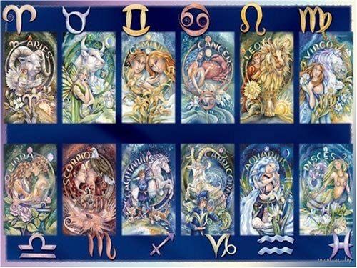 Пазлы Ravensburger(Германия) Знаки зодиака(5000 элементов),отдельно собирается самостоятельная картина каждого знака зодиака