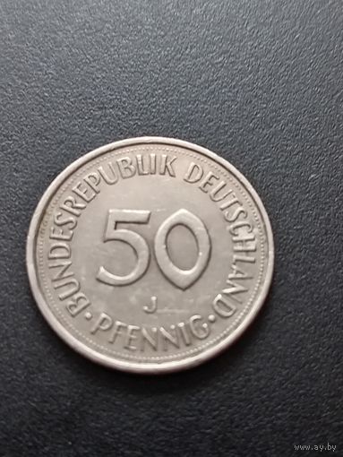 ФРГ 50 пфеннигов 1982 г. J