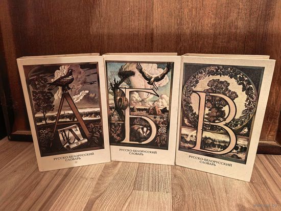 Русско-белорусский словарь 3 тома