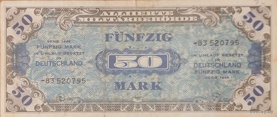 50 марок Германия. Оккупация союзными войсками1944 г.