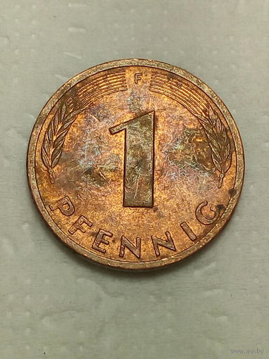 1 пфеннига ФРГ 1981 F год