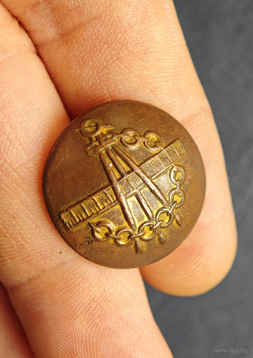 Пуговица межевого ведомства, 1904-1917