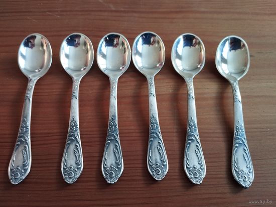 Ложки кофейные Классик, мельхиор. ЗиШ, СССР